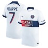 Virallinen Fanipaita Paris Saint-Germain Mbappé 7 Vieraspelipaita 2023-24 - Miesten